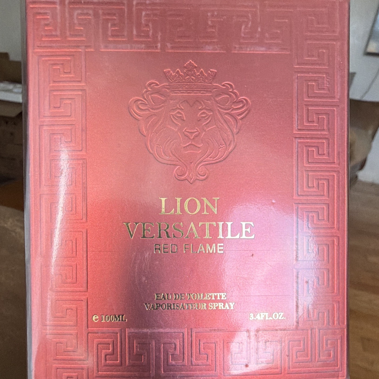Lion Versatile Red Flame Eau de Toilette Spray, Regular Size 3.4 fl oz