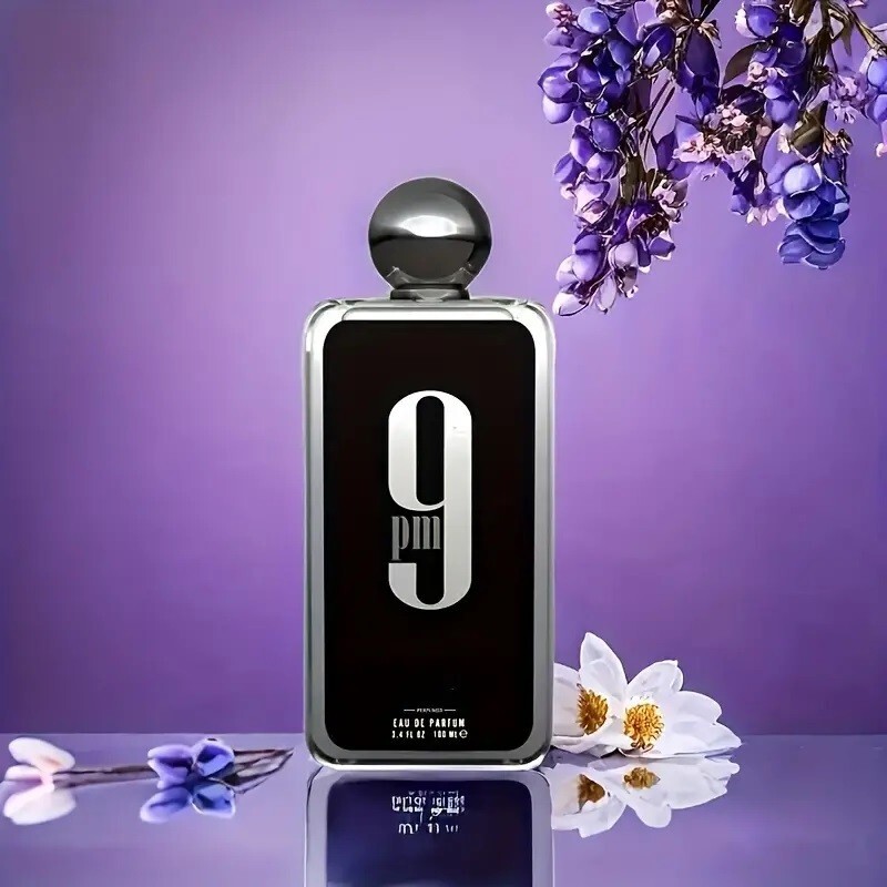 AFNAN 9 PM EAU DE PARFUM SPRAY FOR MEN 3.4 Oz / 100 ml New Sealed