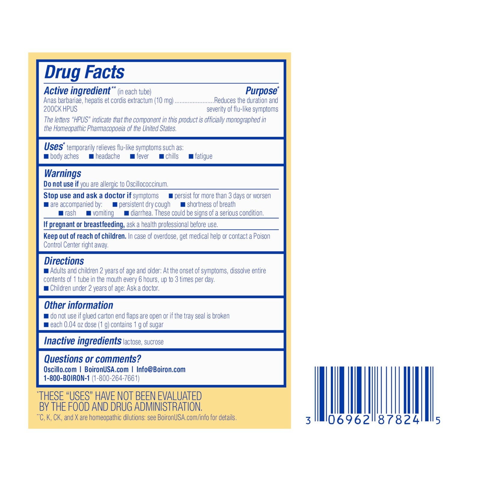 Flu Relief Homeopathic Remedy – Oscillococcinum for Body Aches, Fever & Fatigue