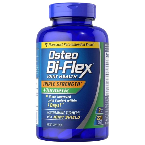 Osteo Bi-Flex Triple Strength with TURMERIC / 220 ct. / NEW & SEALED / Exp 4/28