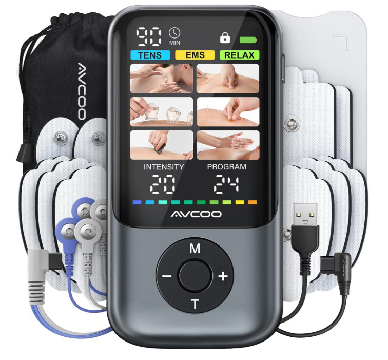 Tens Unit Machine Muscle Stimulator Electric Pulse Massager For Pain Relief NEW