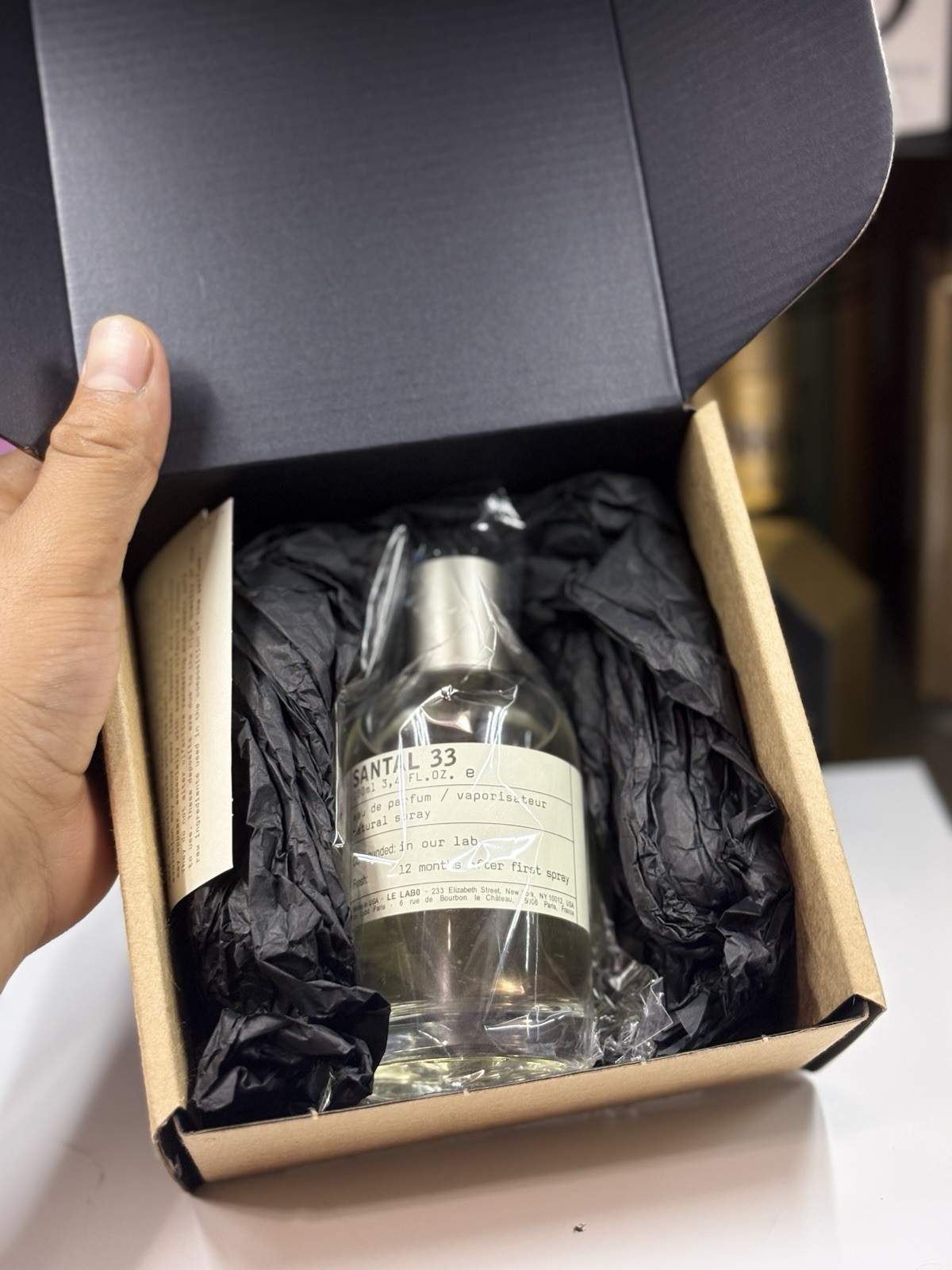 Le Labo Santal 33 Eau de Parfum Spray, Regular Size 3.4 fl oz