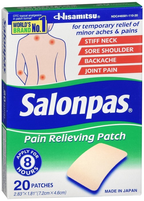 Salonpas Pain Relieving Patches 20 EA