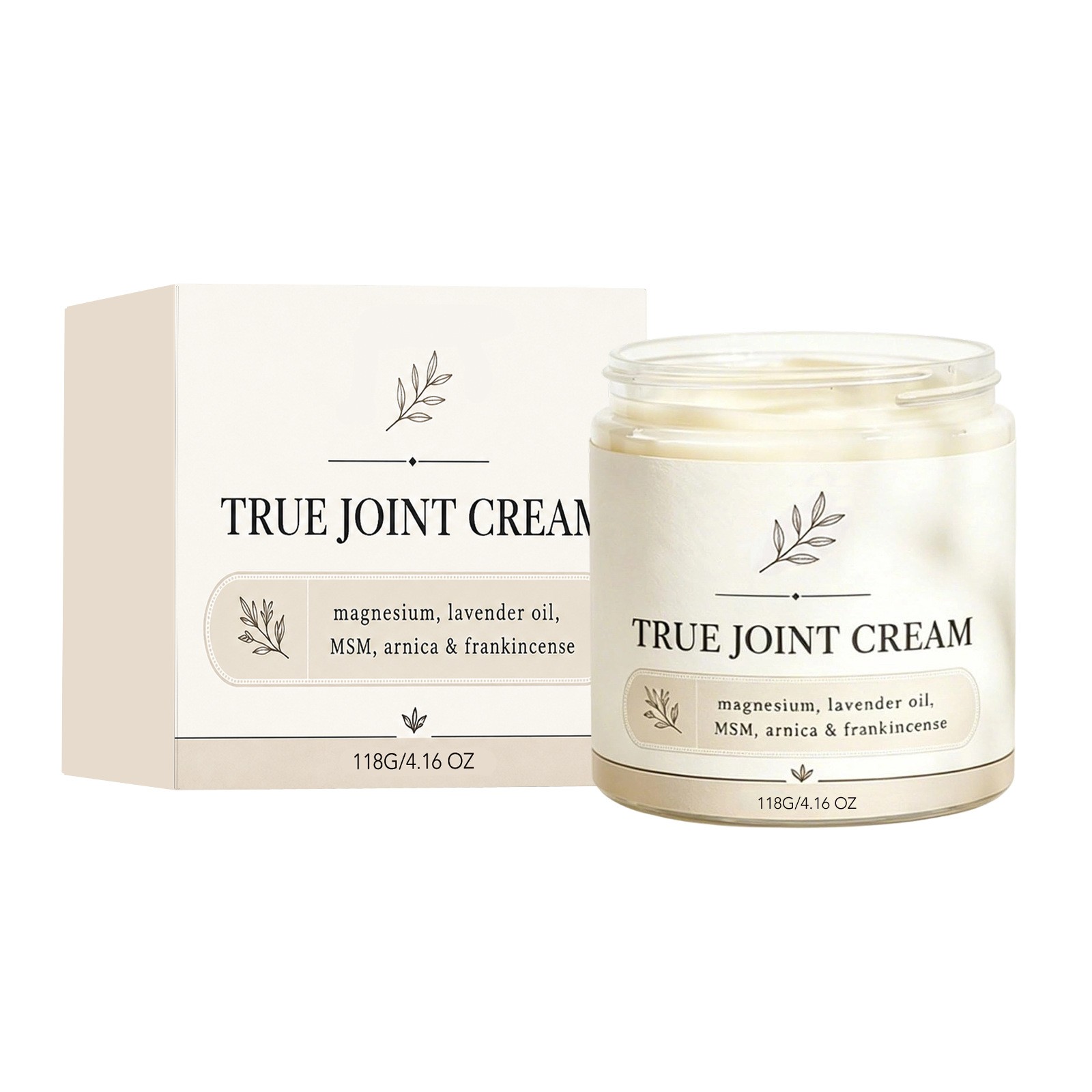 Organics True Joint Cream, Moisturizing Massage Cream for Body Joints🔥