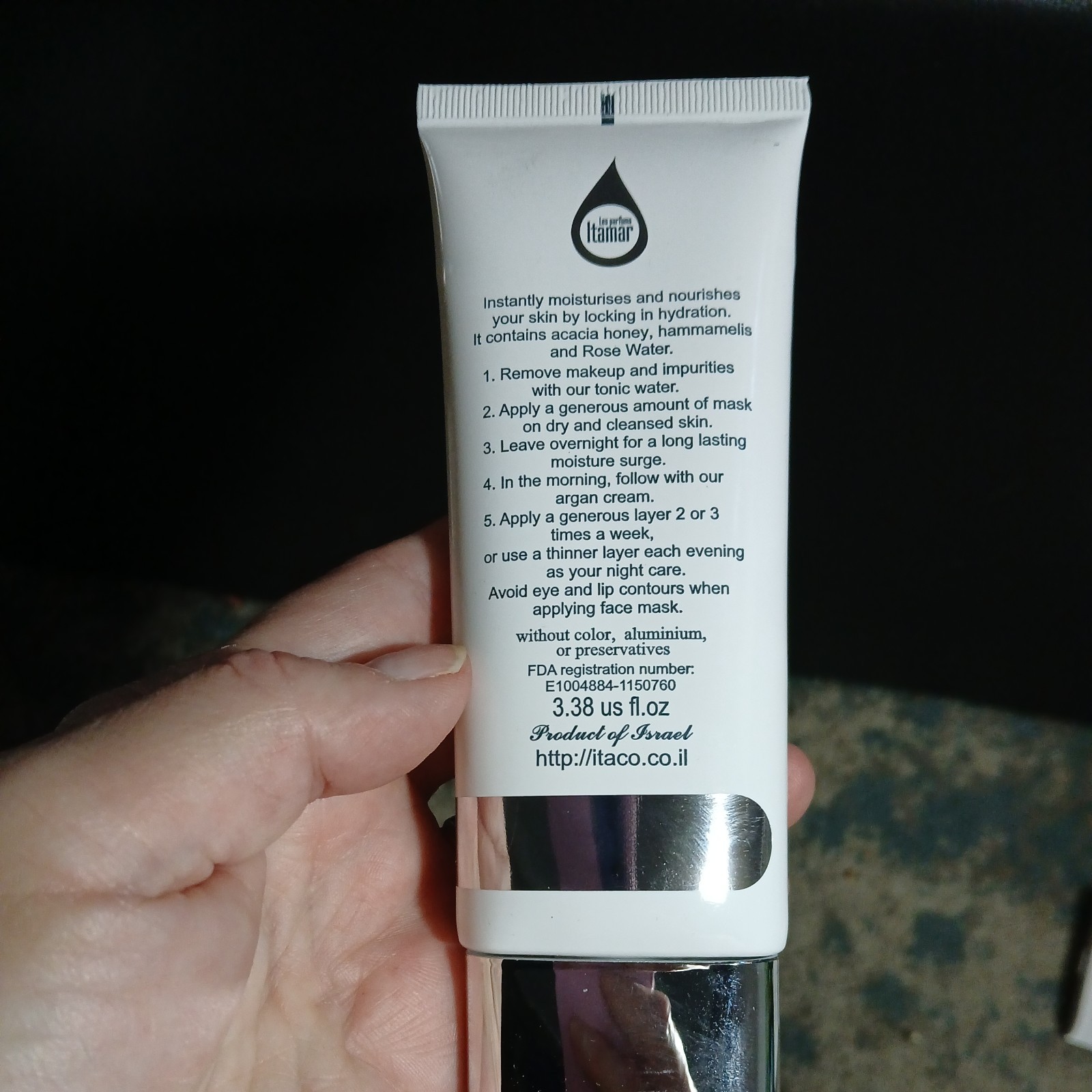 Rose Sugar Jelly Mask. Les Parfum Itamar. Made In Israel