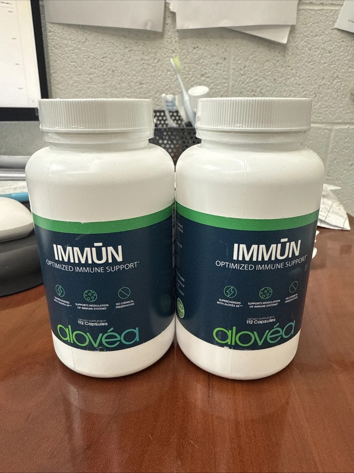 2X Alovea Immun OPTIMIZED IMMUNE SUPPORT 224 Caps EXP 12/2028 Alovéa