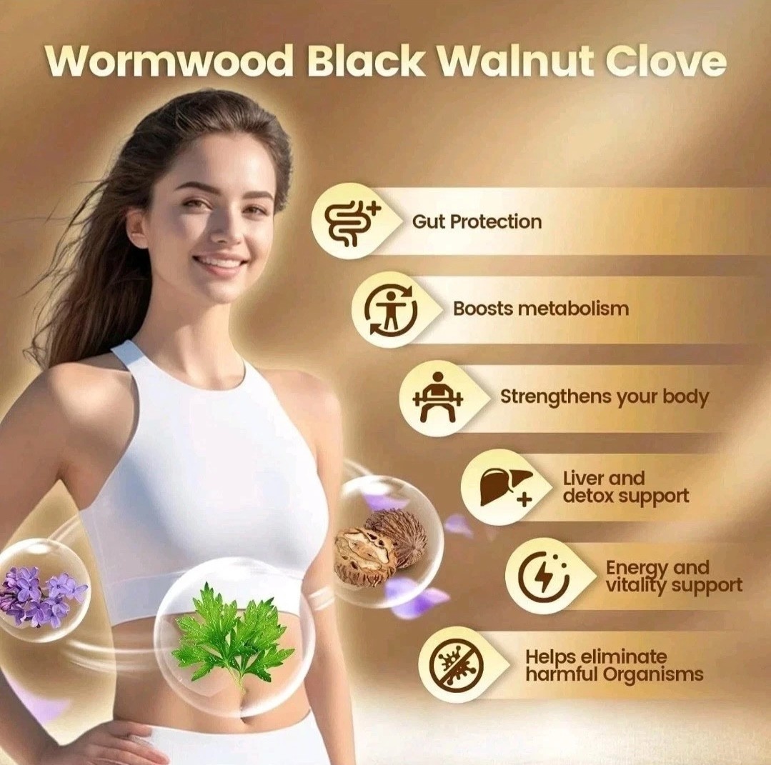 Wormwood Black Walnut Clove Softgels 240 Count 18-in-1 Herbal Blend 6600mg