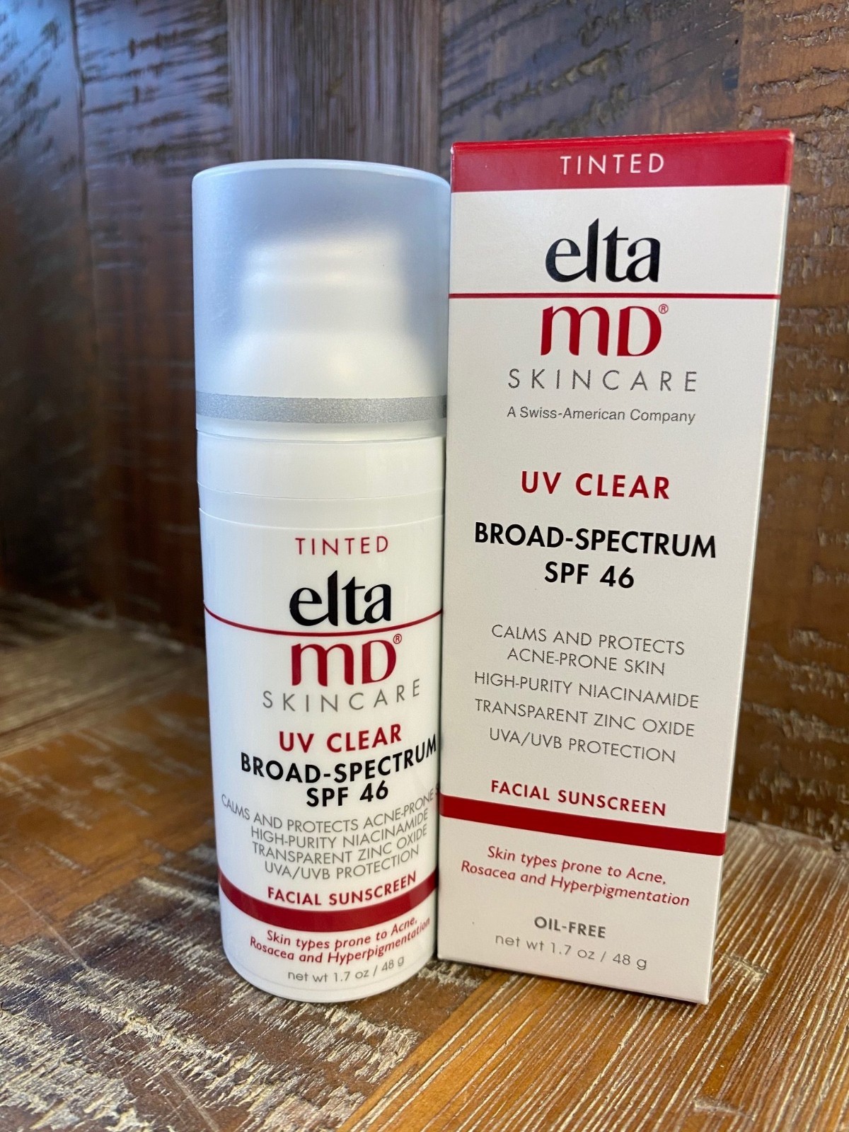 1X EMD UV Clear TINTED Facial Sunscreen SPF 46 1.7 oz EXP:2026/10 FREE SHIPING