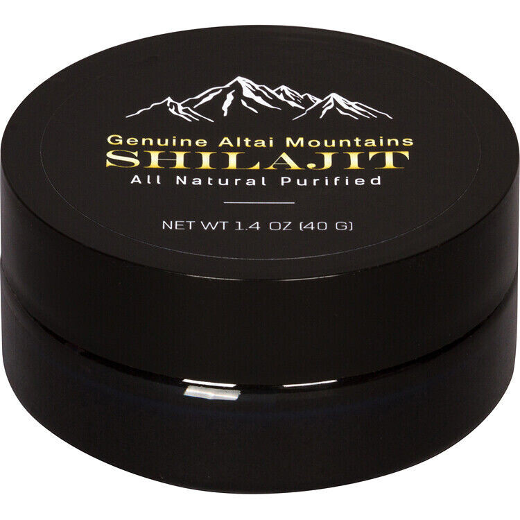 Shilajit Resin – Pure Altai, Golden Grade, High-Quality, 2-Month Supply, 40g