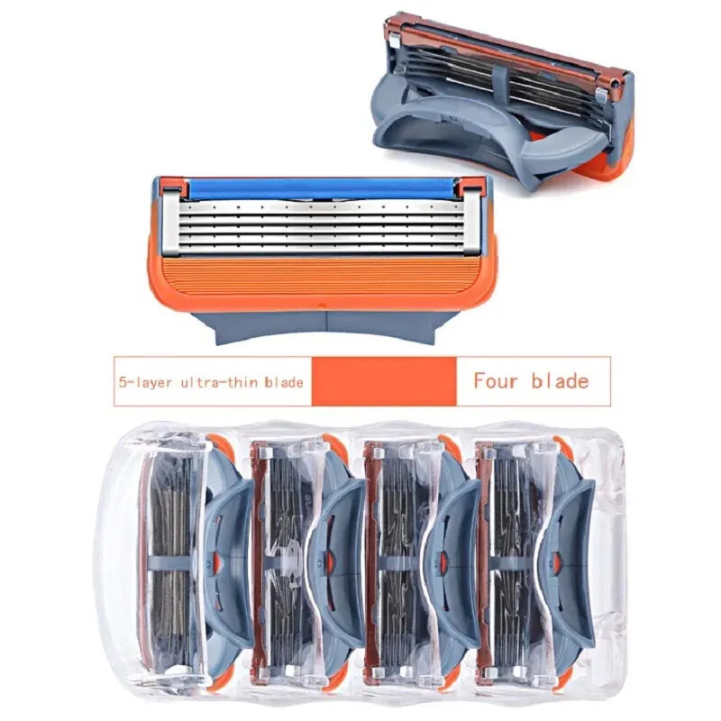 16PCS Shaving Razor Blades Refills Compatible for Fusion 5 Proglide