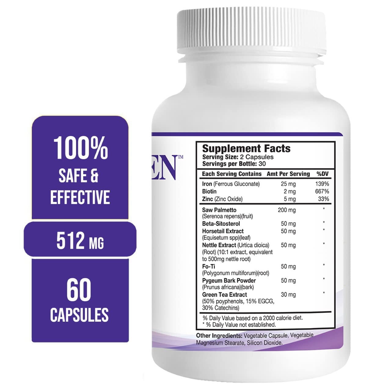 Propidren by HairGenics – DHT Blocker with Saw Palmetto To Prevent Hair Loss