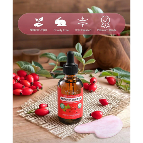 Aceite De Rosa Mosqueta 100% Puro Natural Orgánico Piel Seca Arrugas Cicatrices