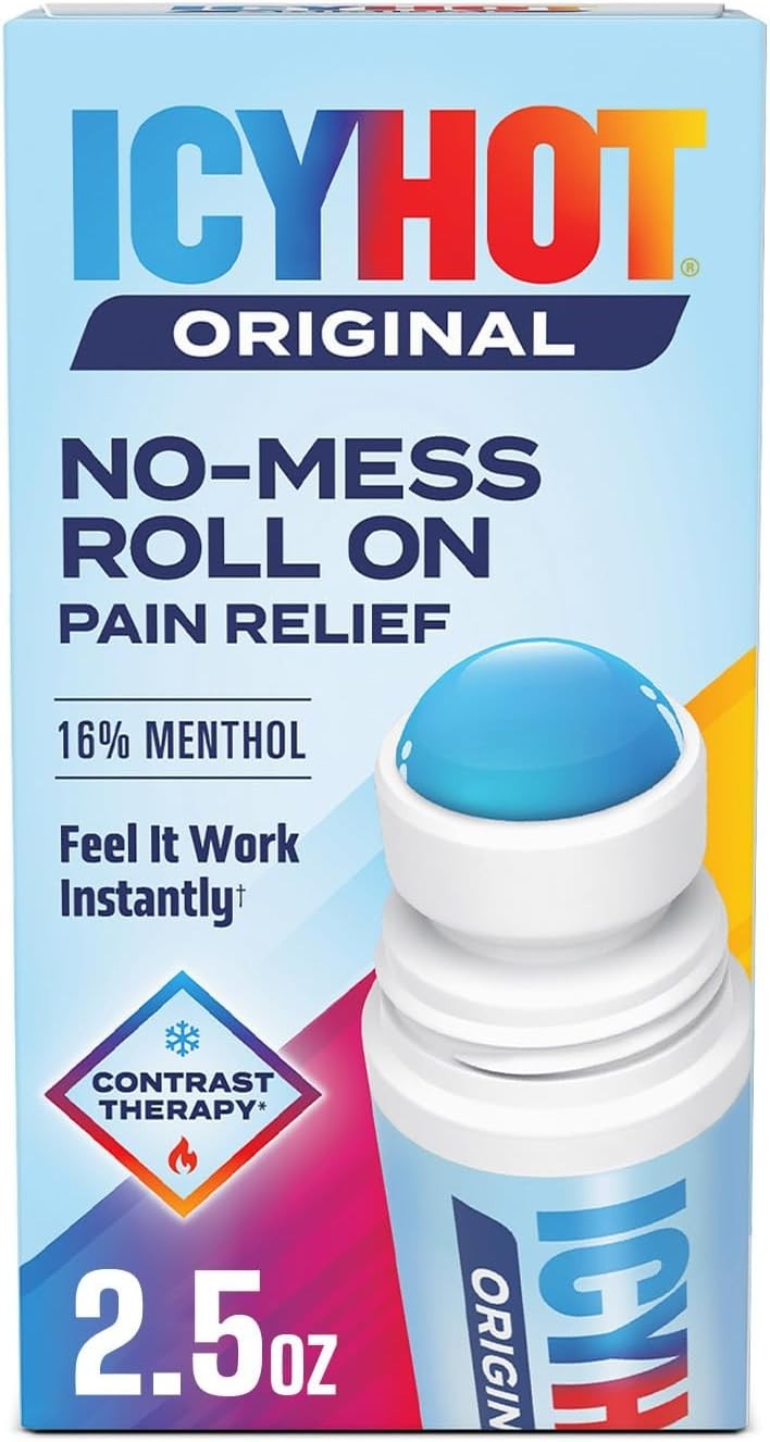 Pain Relief No-Mess Roll-On Applicator, Fast-Acting Pain Relief with Max Stre…