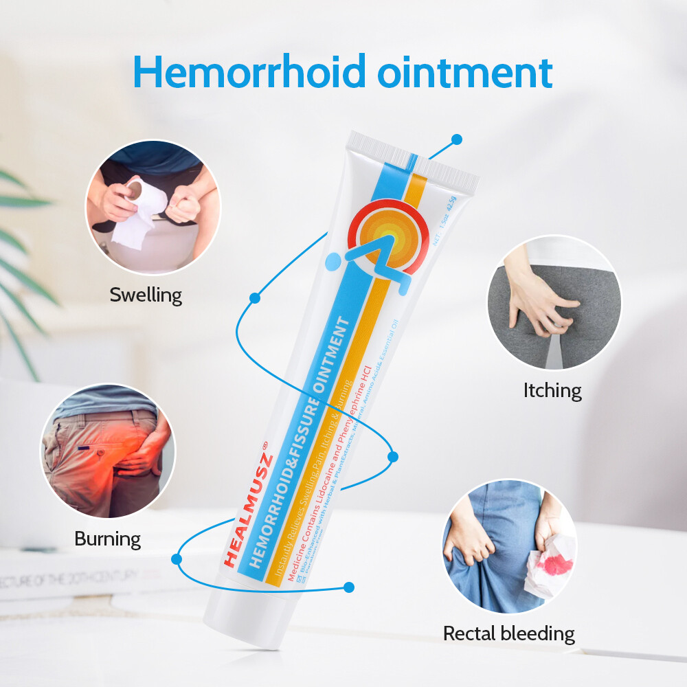 42.5g Hemorrhoids Remove Ointment Herbal Cream Relief Piles Pain Reduce Itching