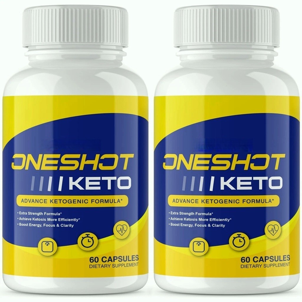 (2 Pack) OneShot Keto Capsules Keto ACV Pills for Advanced Weight Fat Loss 60ct