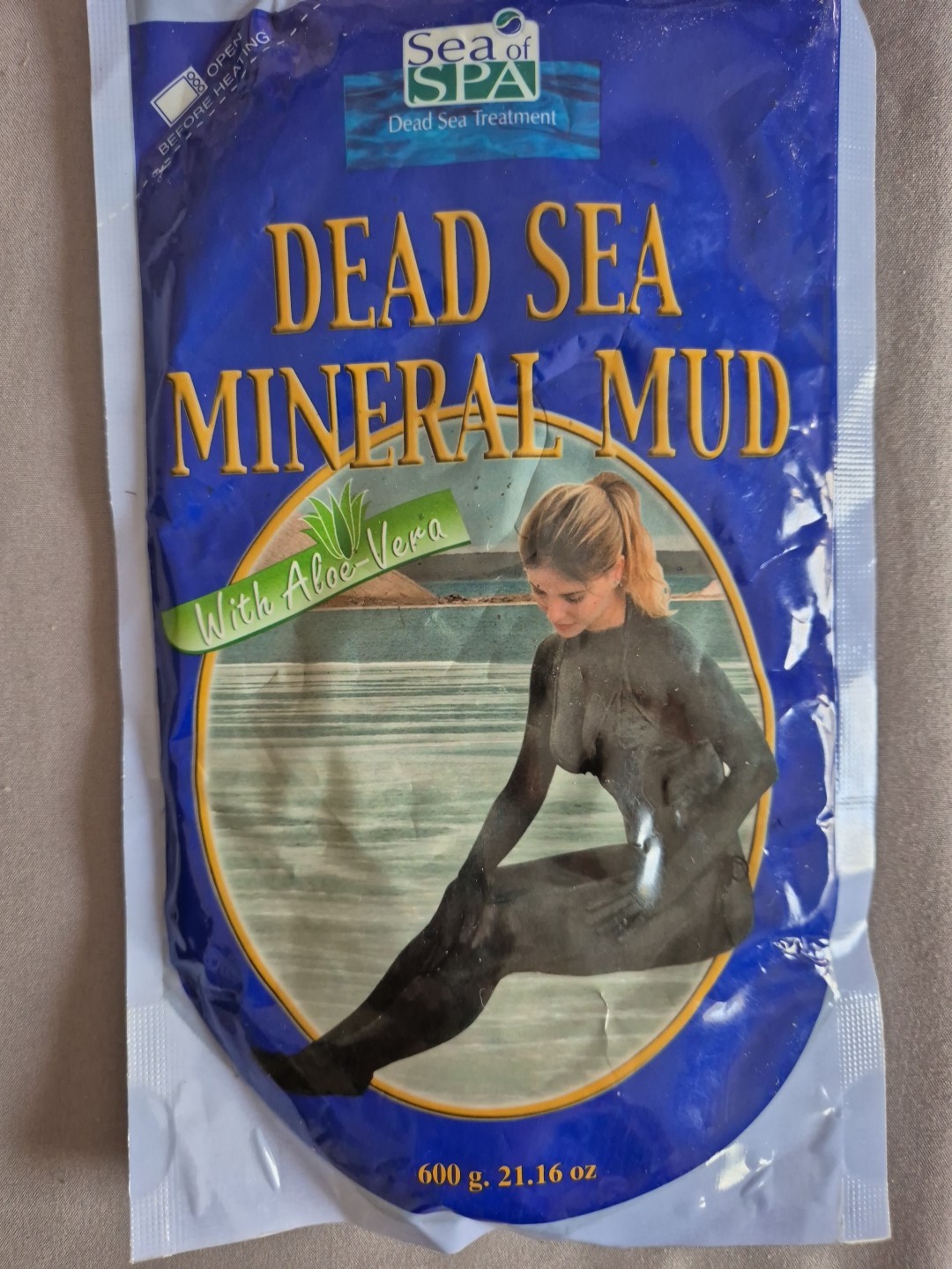 Dead Sea Mineral Mud 600g With Aloe Vera By Sea Of SPA Made in Israel