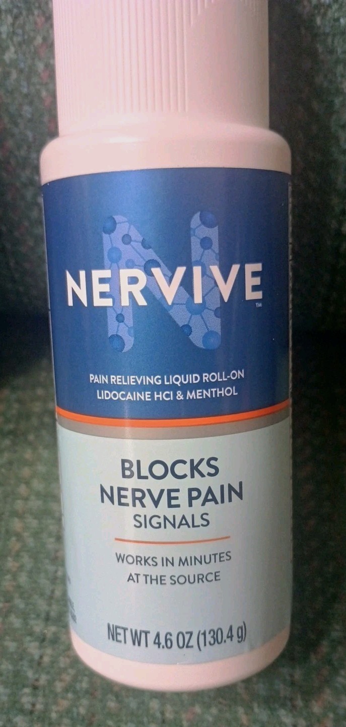 2 – NERVIVE Nerve Care, Pain Relieving Roll On Nerve Blocking Topical 4.6 oz
