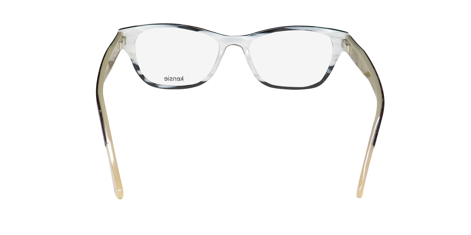 NEW KENSIE LOVELY EYEGLASSES 51-16-135 BLACK CAT EYE BK FULL-RIM WOMENS PLASTIC