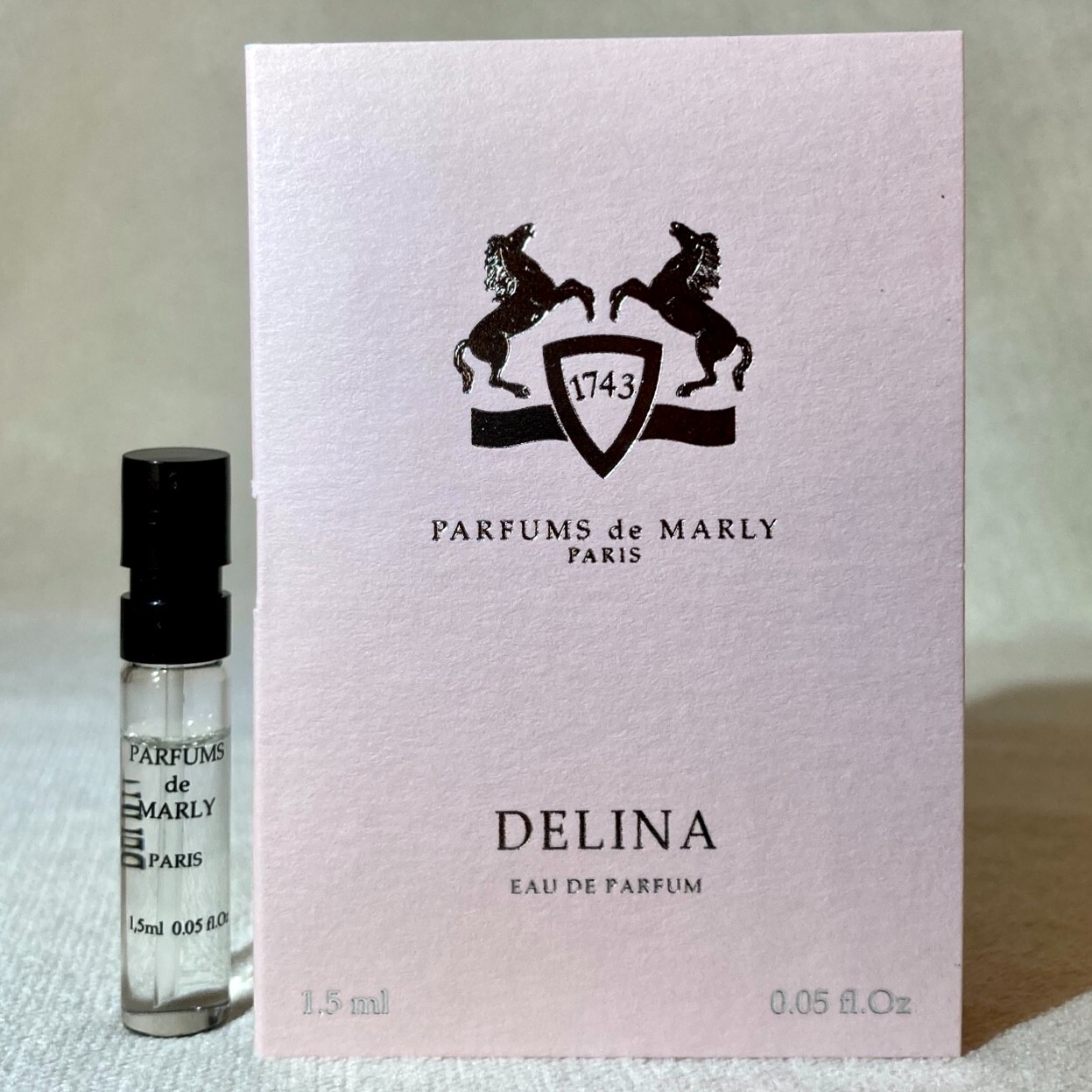 Parfums de Marly Delina Eau de Parfum Sample Spray .05oz, 1.5ml New in Card