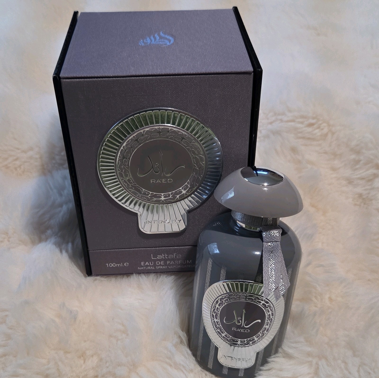 Lattafa Ra’ed Intense Eau de Parfum Spray, Regular Size 3.4 fl oz