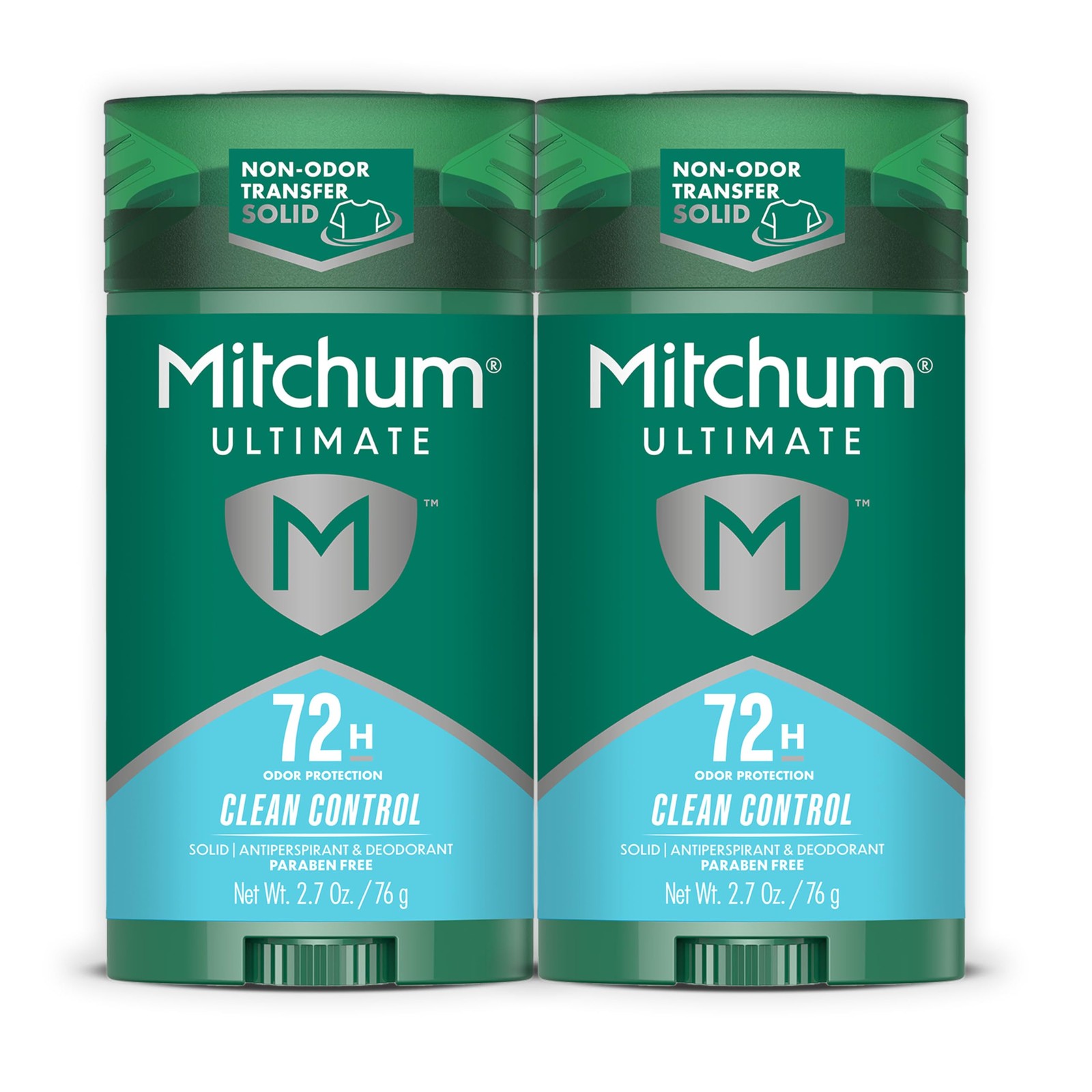 Mitchum Ultimate 72H Odor Protection Men’s 2.7 Ounce (Pack of 2), Blue