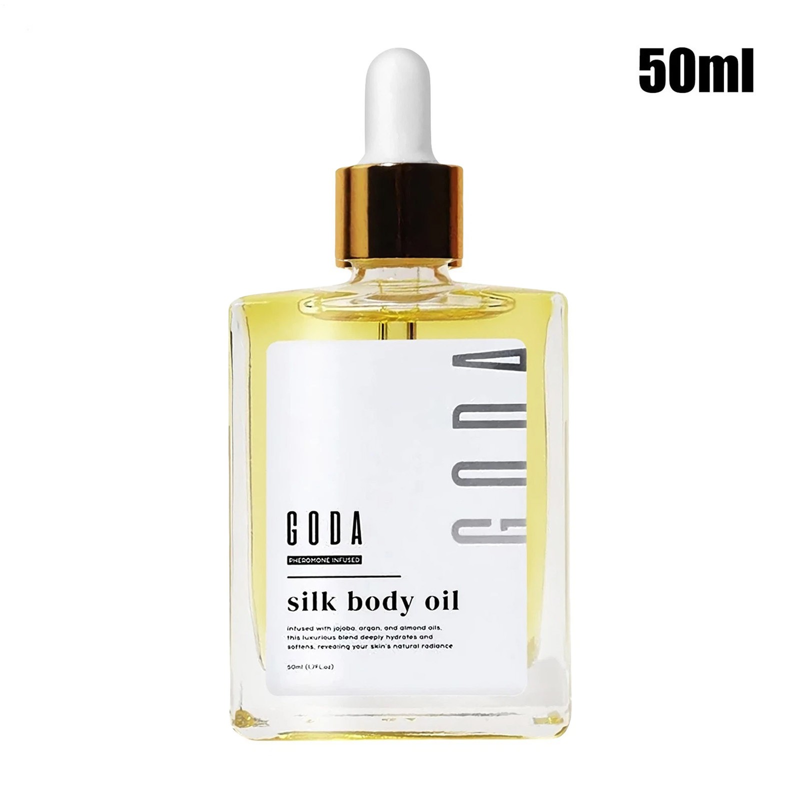 GODA Perfume Body Oil, Oil Silk Bath Shower Oil designed for Smooth Skin Silky H