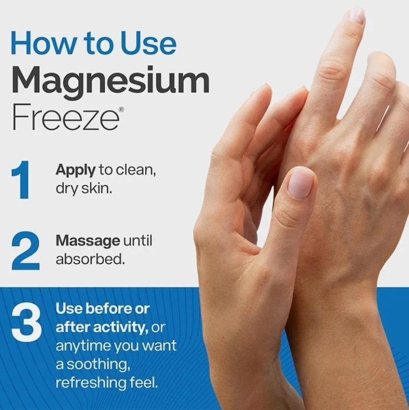 Premium magnesium Niacinamide Back – Topical Magnesium Cream With Freeze For …