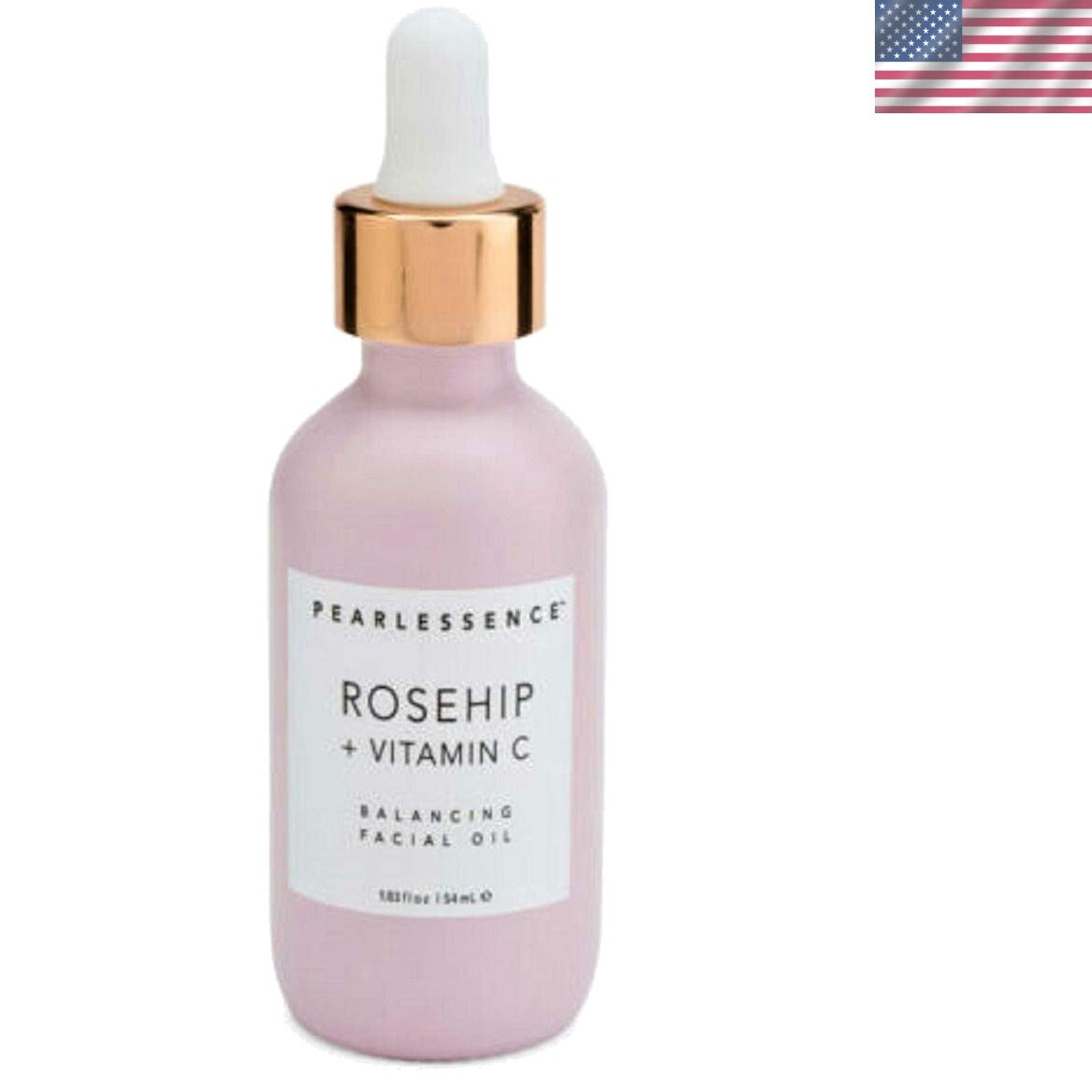 Rosehip Facial Oil with Vitamin C – Travel Size Hydrating Miracle (1.83 oz)
