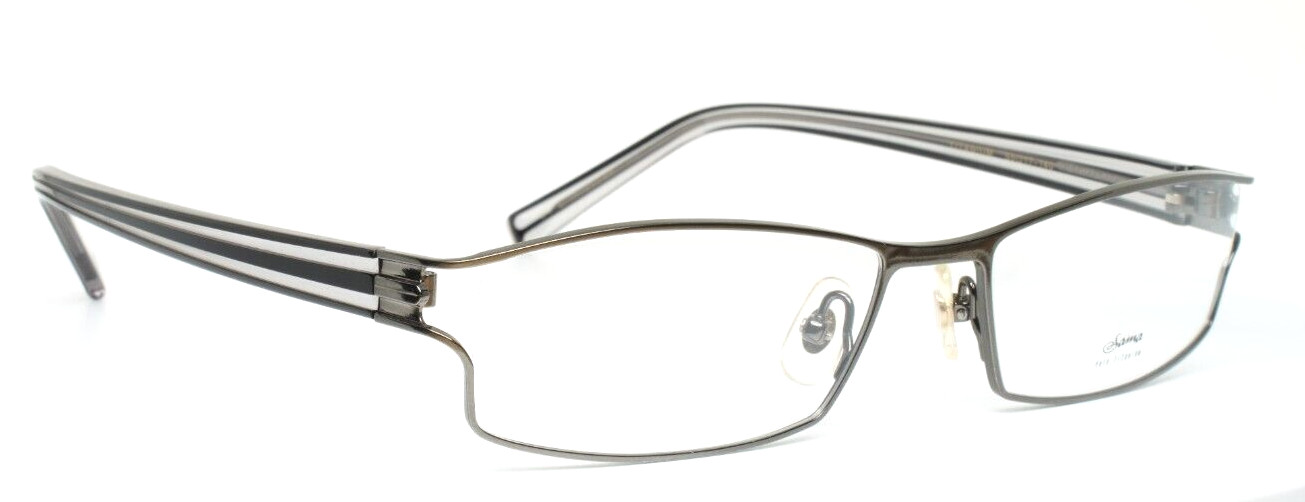 Authentic SAMA Vue GUN Gunmetal Unisex Rectangle Eyeglasses 55-17-140 B:29