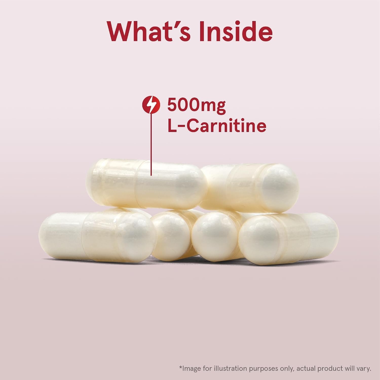 L-Carnitine 500 mg – 100 Capsules for Energy Support & Fat Metabolism
