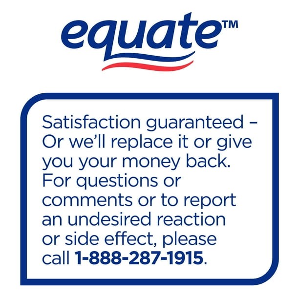 Equate Extra Strength Pain Reliever PM, Acetaminophen 500 mg & Diphenhydramine