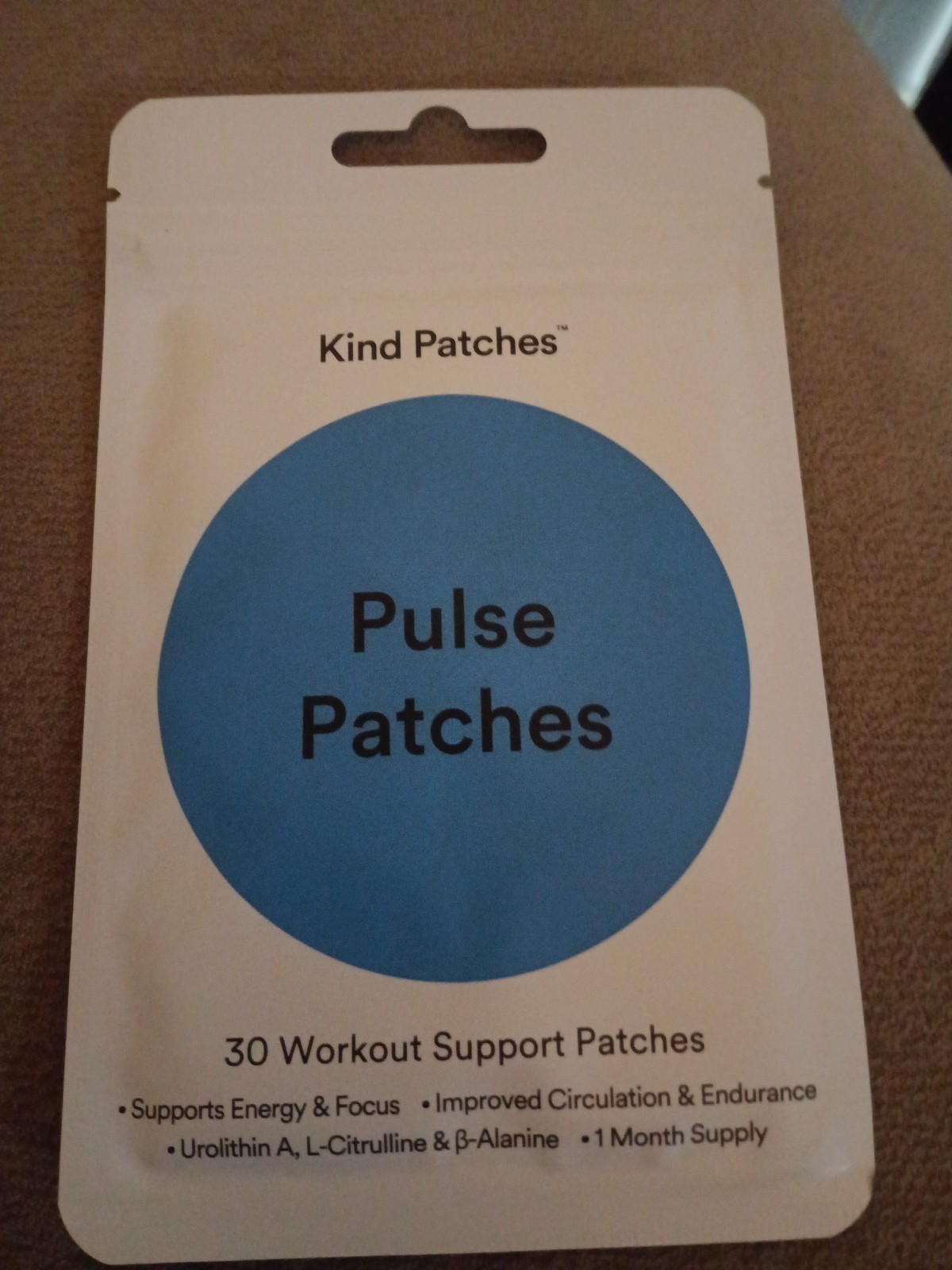 Kind Patches Pulse Patches Workout Support Energy Focus Circulation 30 Count