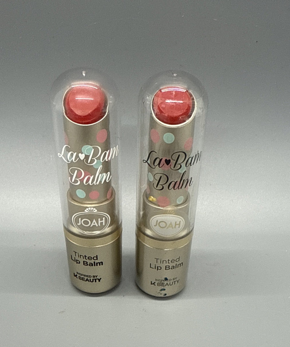 2x JOAH La Bam Balm Tinted Lip Balm 0.1 oz Tequila Sunrise NEW SEALED