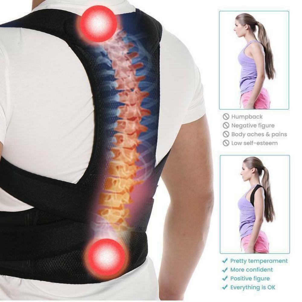 Posture Corrector For Men Premium Adjustable Upper Back Straightener easy to use
