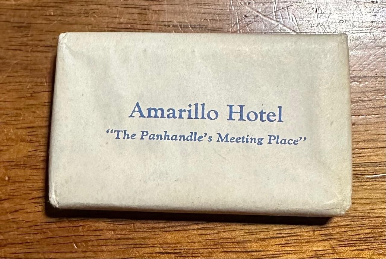 Vintage 1940’s Amarillo Hotel Panhandle’s Meeting Texas Soap Procter Gamble RARE