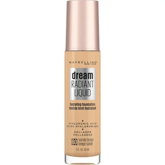 Maybelline Dream Radiant Liquid Medium Coverage Hydrating Foundation Sandy Beige