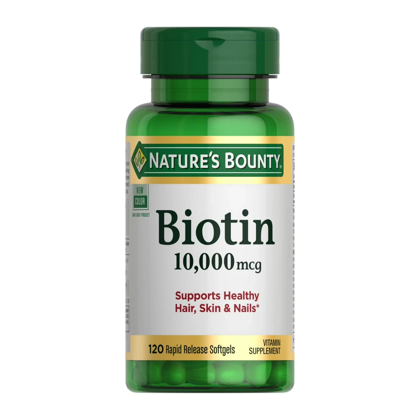 2 Nature’s Bounty Biotin, Supports Healthy Hair, Skin and Nails 10,000 mcg