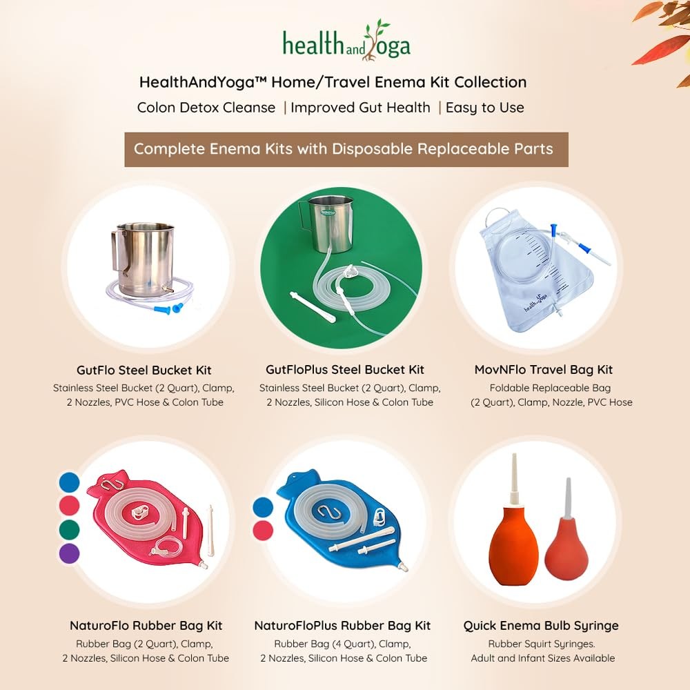 HealthAndYoga™ Superior Enema Bulb – Non-Synthetic, Natural Rubber Latex (Inf…