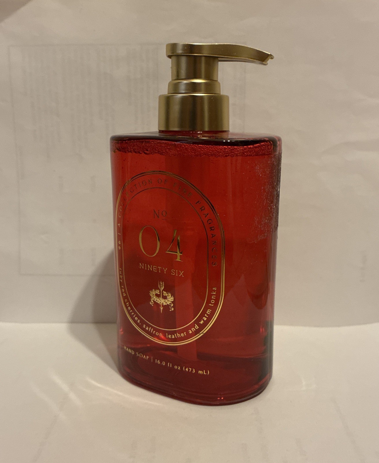 DW Home Ninety Six No: 04 Hand Soap. 16 oz. New.