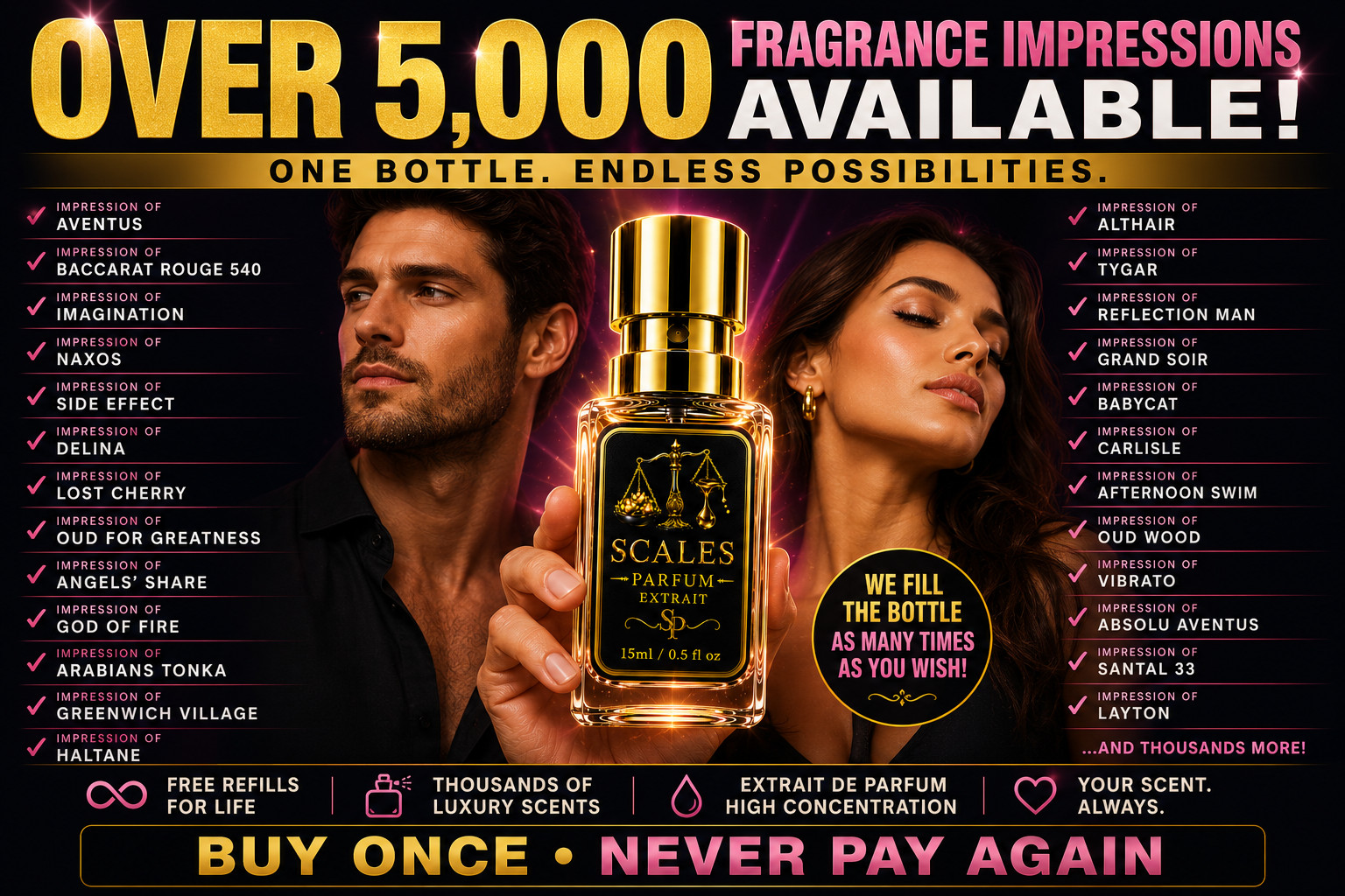 💎 FREE FRAGRANCE FOR LIFE! 💎 IMPRESSION OF SAUVAGE ELIXIR