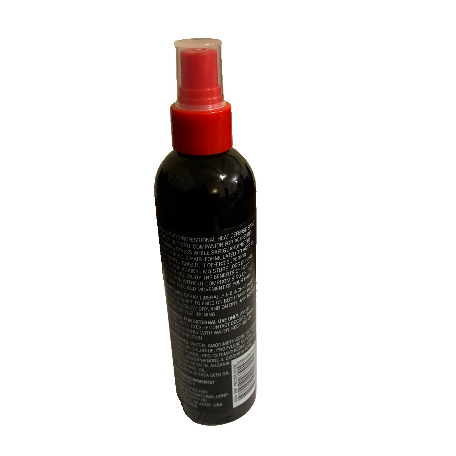 Spa Luxury Heat Defense Hair Spray Protect & Shine Mist 8oz For All Hair Types