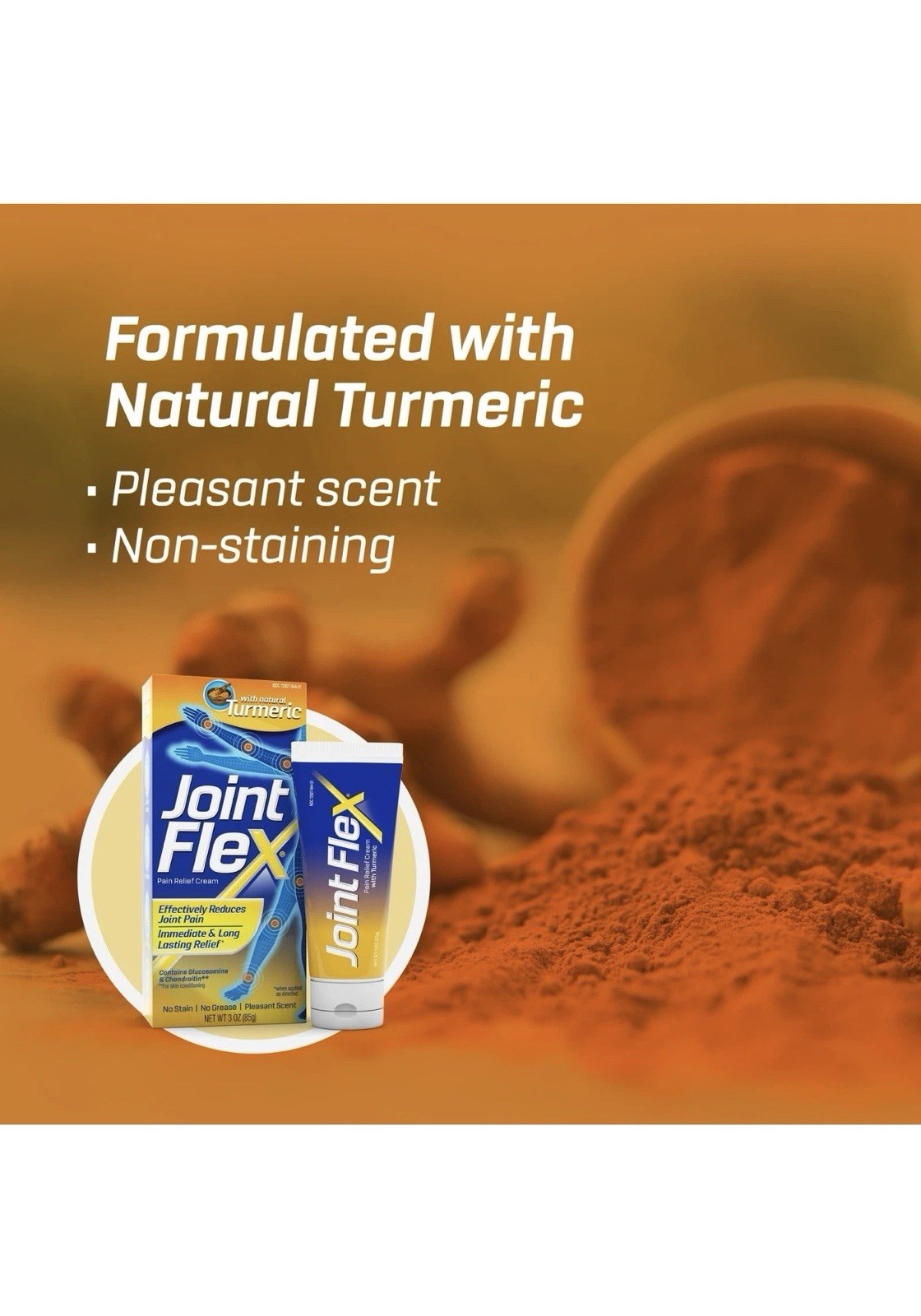 JOINTFLEX Pain Relief Cream Turmeric, Arthritis Pain Relief Joint Pain FREE SHIP