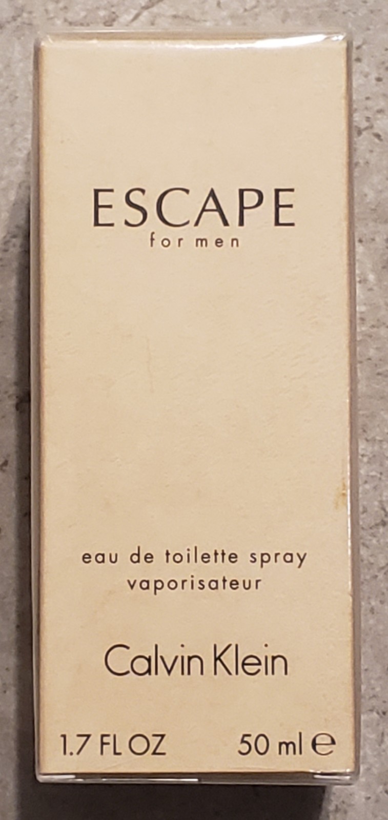 CALVIN KLEIN ESCAPE FOR MEN EAU DE TOILETTE SPRAY 1.7fl oz NEW IN BOX SEALED