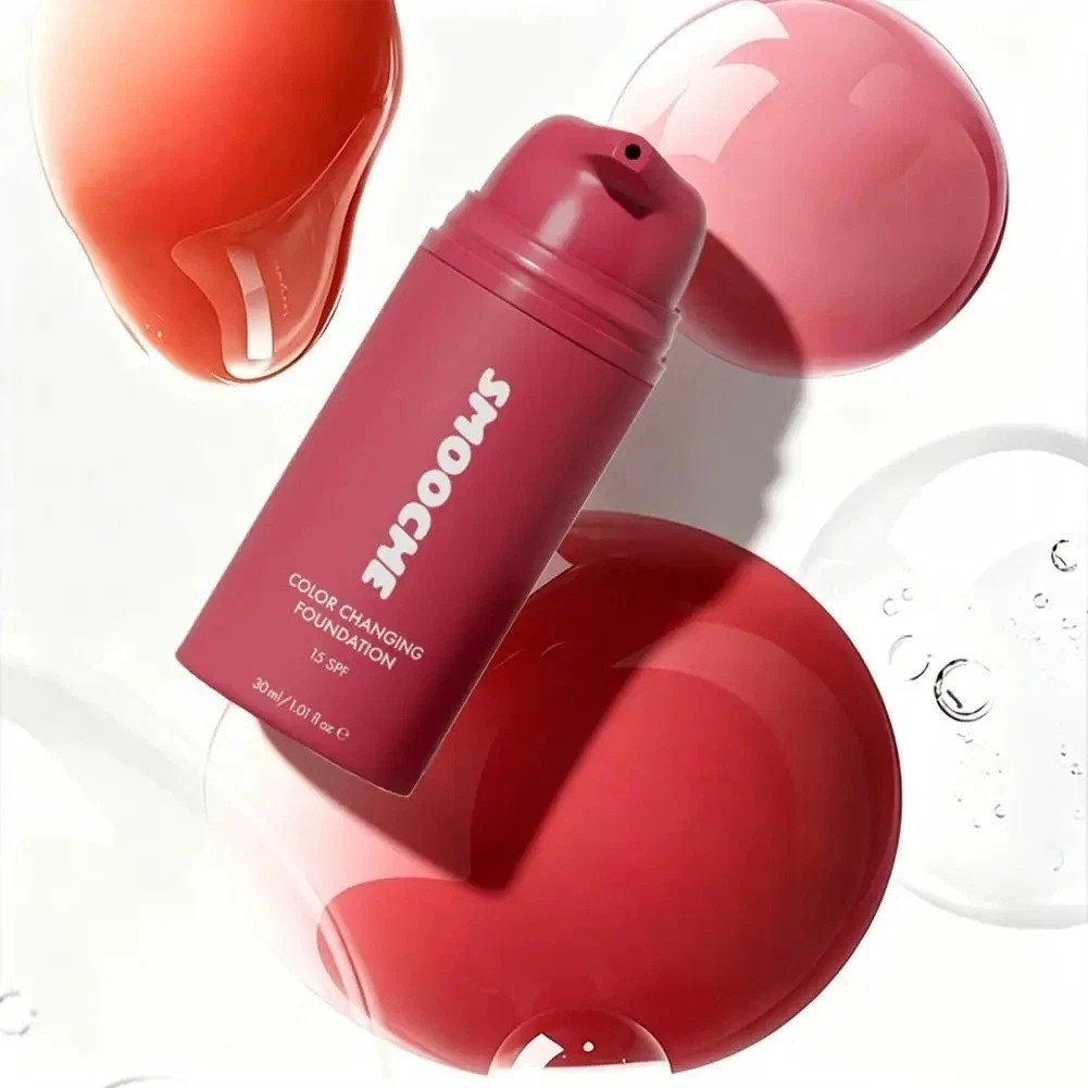 Smooche Foundation Korean, Smooche Color Changing Foundation, For All Skin Types