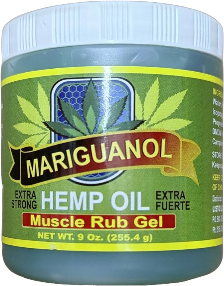 Hemp Oil Muscle Rub Gel 9 Oz Exp 01/2028