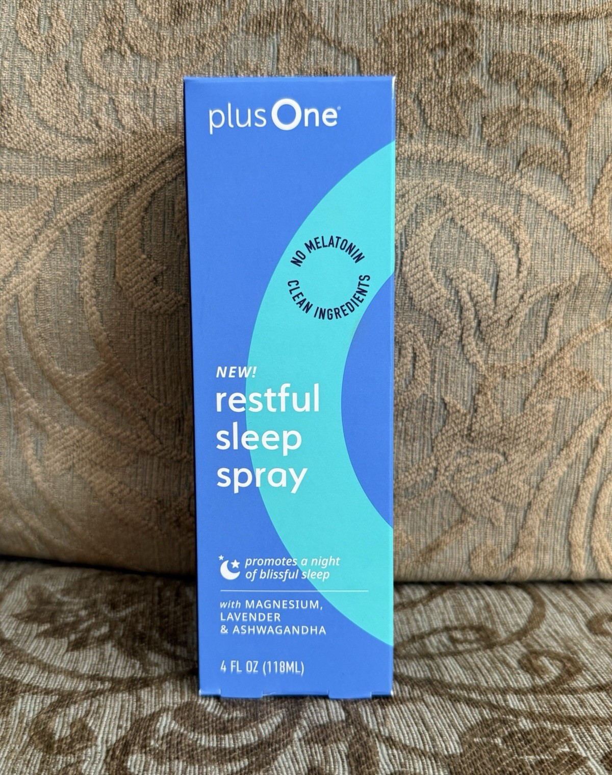 plusOne Restful Sleep Spray Magnesium Lavender Ashwagandha 4 fl oz