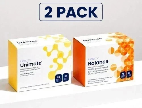 Combo-Unicity Unimate LEMON and Unicity Balance Natural Orange Flavor