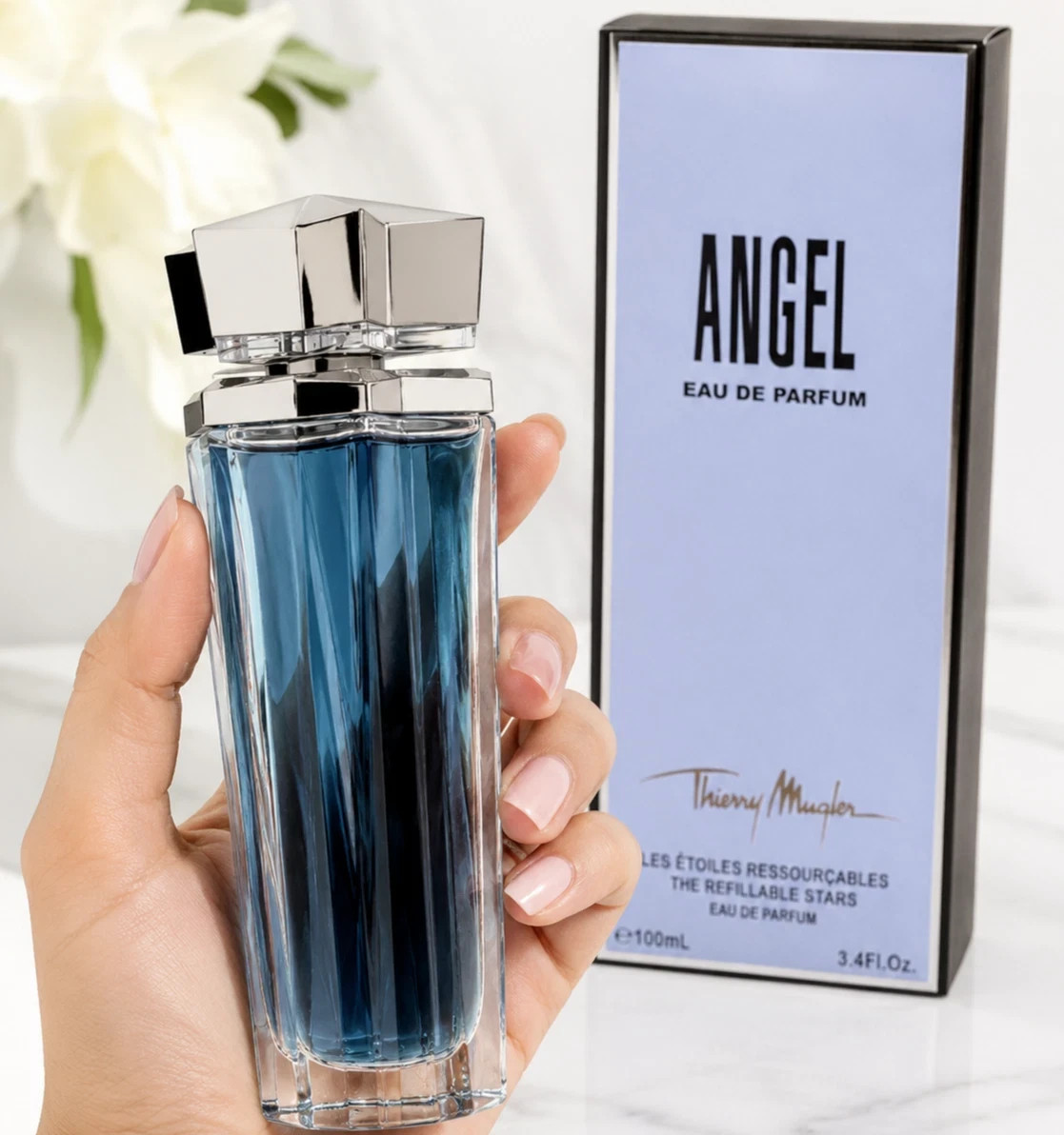 ✨ Angel by Thierry Mugler Eau de Parfum EDP Refillable Spray for Women 3.4 oz /