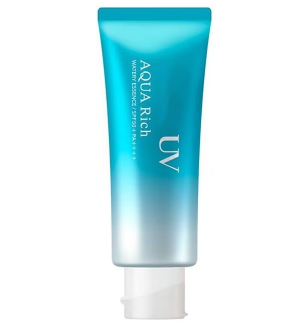 2 PackJapanese Sunscreen UV Aqua Rich Watery Essence SPF 50+ PA++++ 70g / 2.46oz