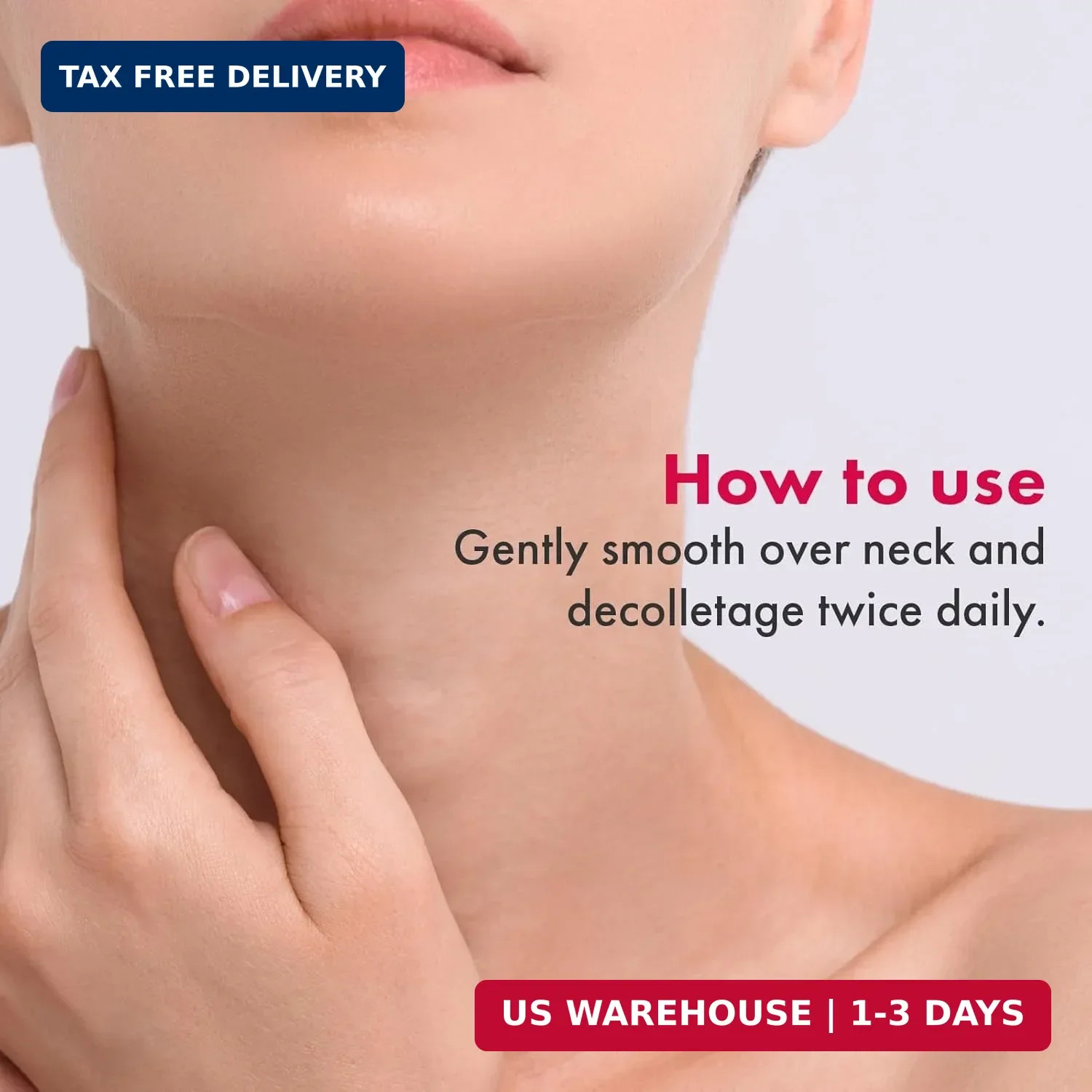 TOSOWOONG Collagen Necktox Cream with Collagen and Hyaluronic Acid for Neck Firm